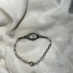 🔴6 for $30🔴 Jewelmint Silver and Smoky Quartz Bracelet